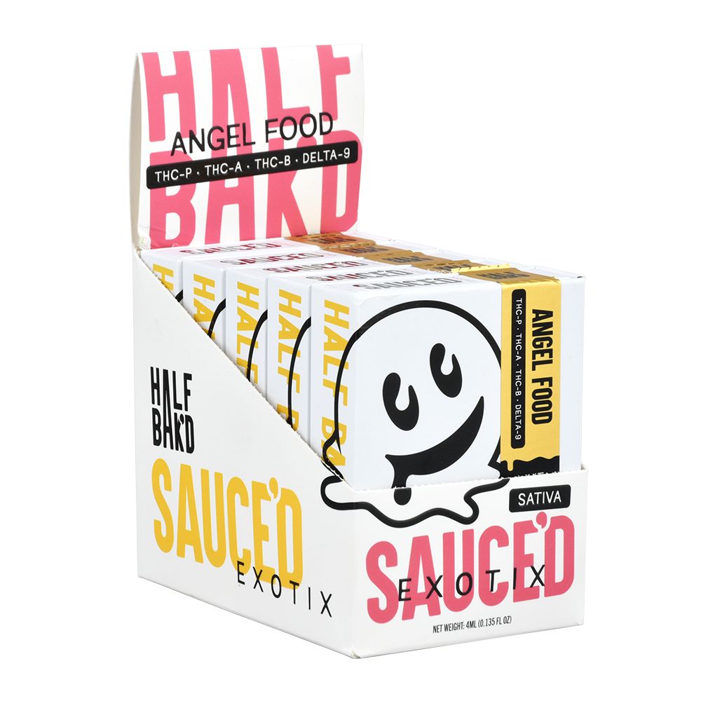 Half Bakd Disposable | 4G | Sauced THC-P THC-A THC-B D-9 | 5Ct Box