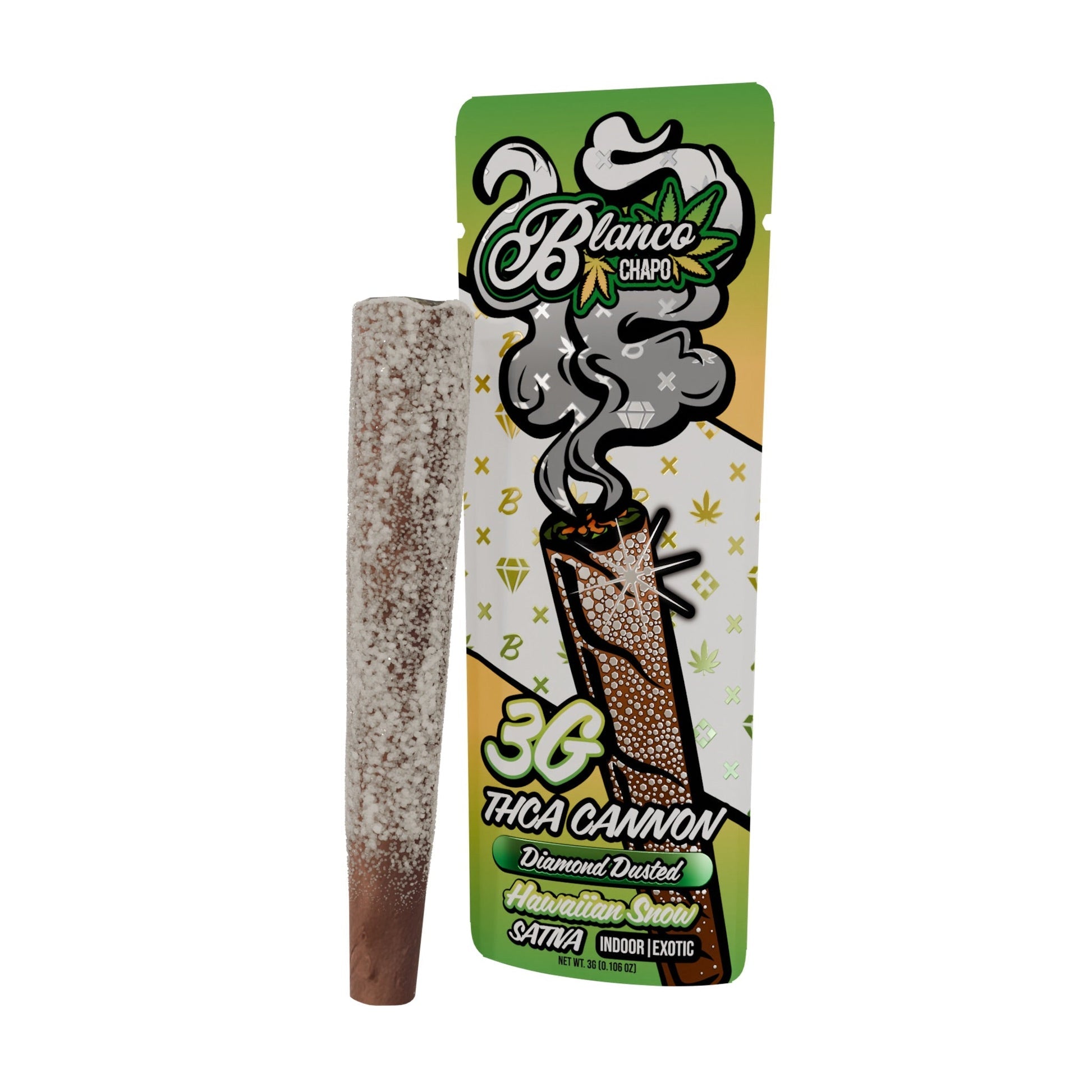 Chapo Blanco Pre Rolls | 3G THC-A Cannon | 6ct Box |