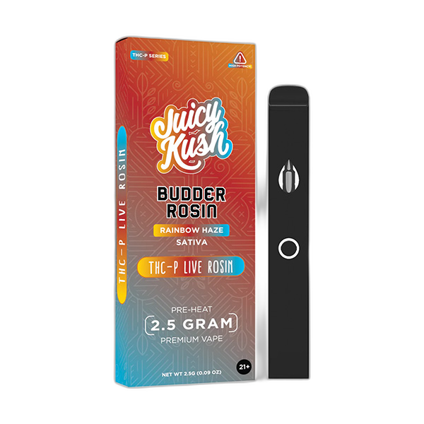 Juicy Kush Disposable | Budder Rosin THC-P 2.5G | 5ct Box |