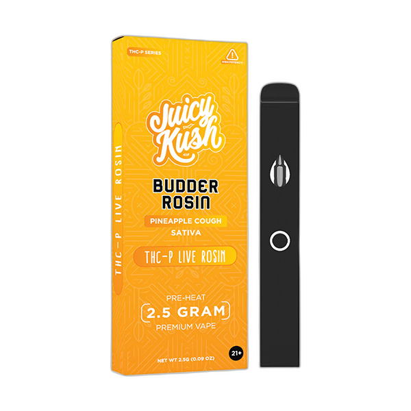 Juicy Kush Disposable | Budder Rosin THC-P 2.5G | 5ct Box |