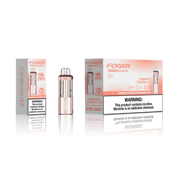 Foger 30K Disposable Pods 5-Count Box - United Wholesale