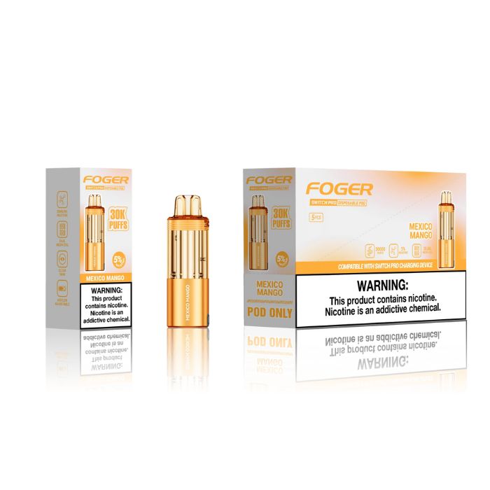 Foger 30K Disposable Pods 5-Count Box - United Wholesale