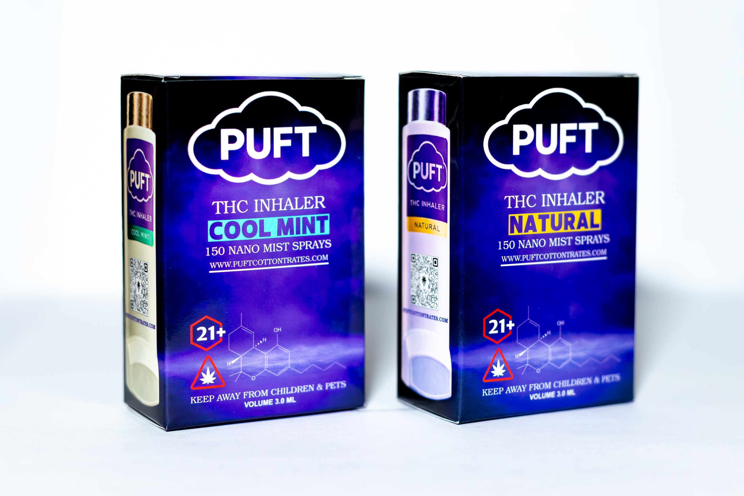 Puft THC Inhaler 150 Nano Mist Spray 3ML