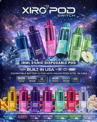 XIRO Pod Switch 60K Puffs 5ct Box