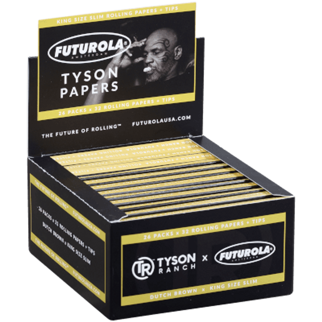 Futurola Tyson Paper King Size + Tips 24ct Box