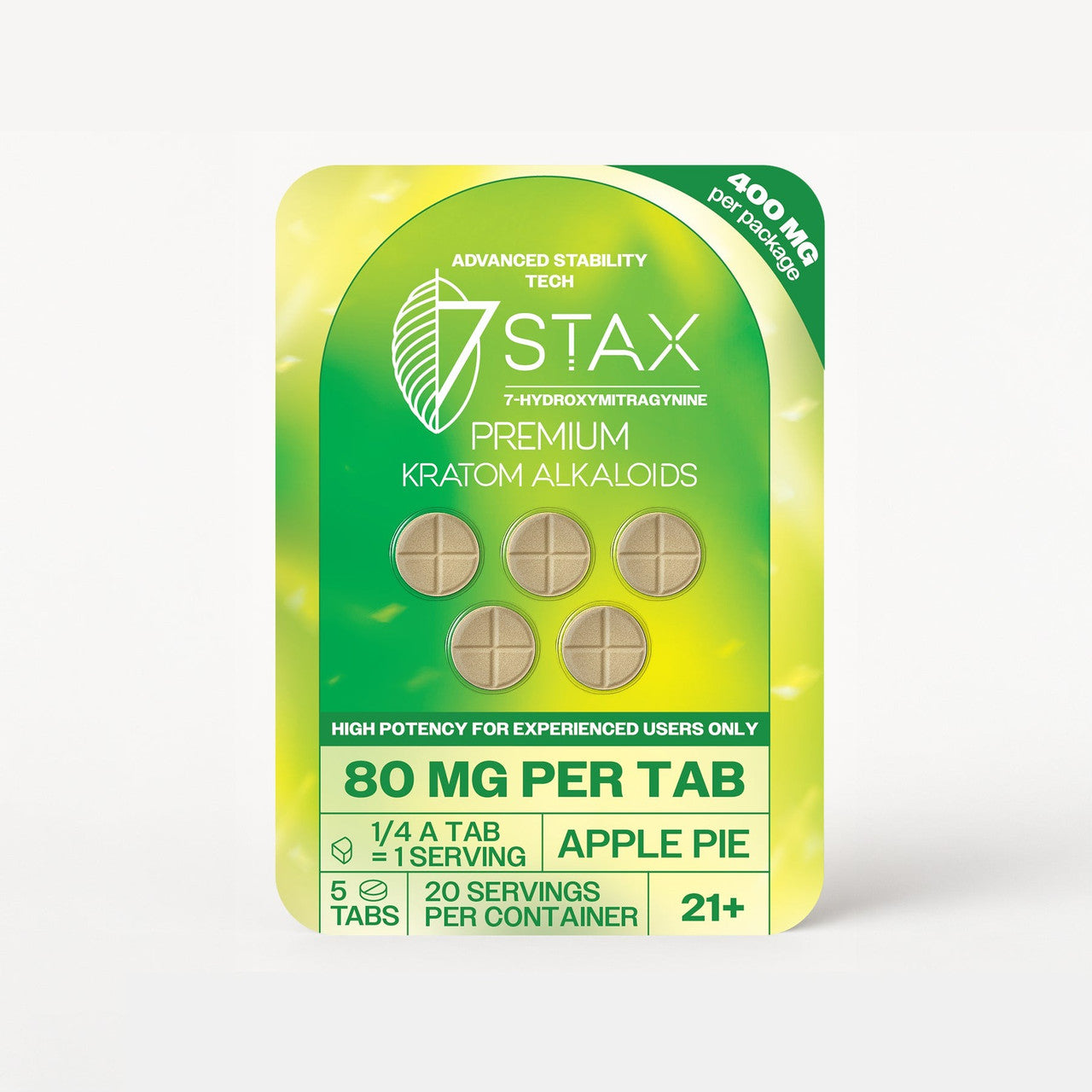 7 Stax 7 Hydroxy (5pk) 80mg Per Tab (400mg Per Pack) 10ct Box |