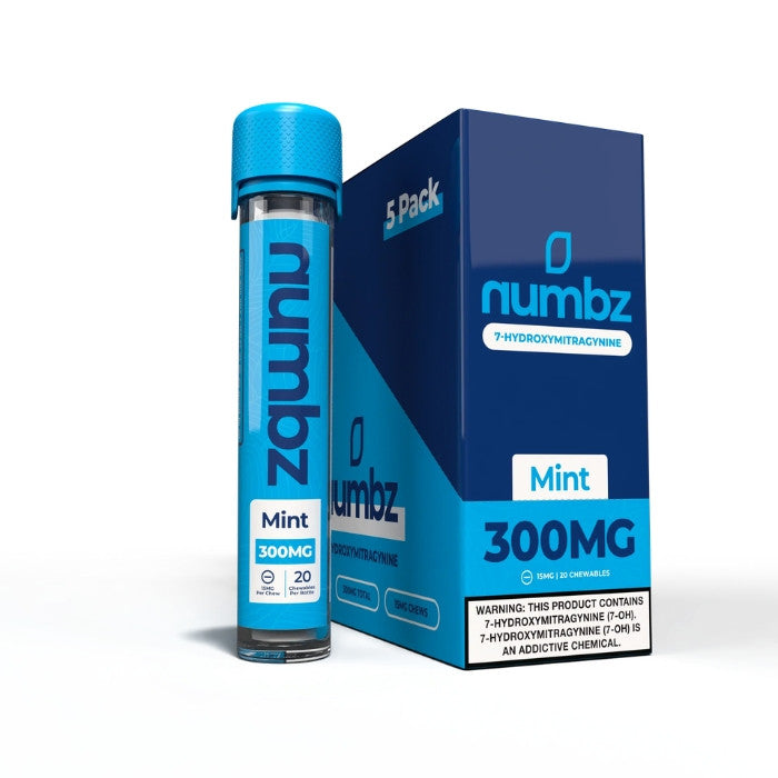 Numbz 7 Hydroxy (20ct) 15mg Per Tab (300mg Per Jar) 5ct Box |