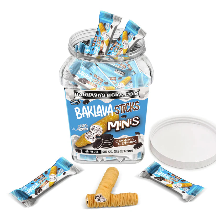 Baklava Sticks Minis 40ct Jar |