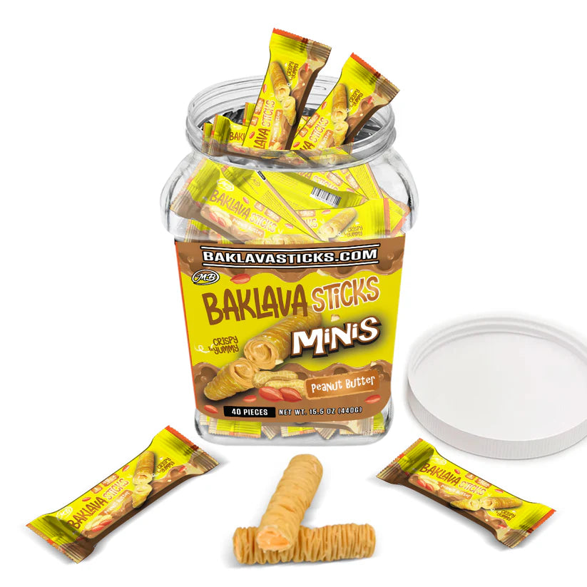 Baklava Sticks Minis 40ct Jar |
