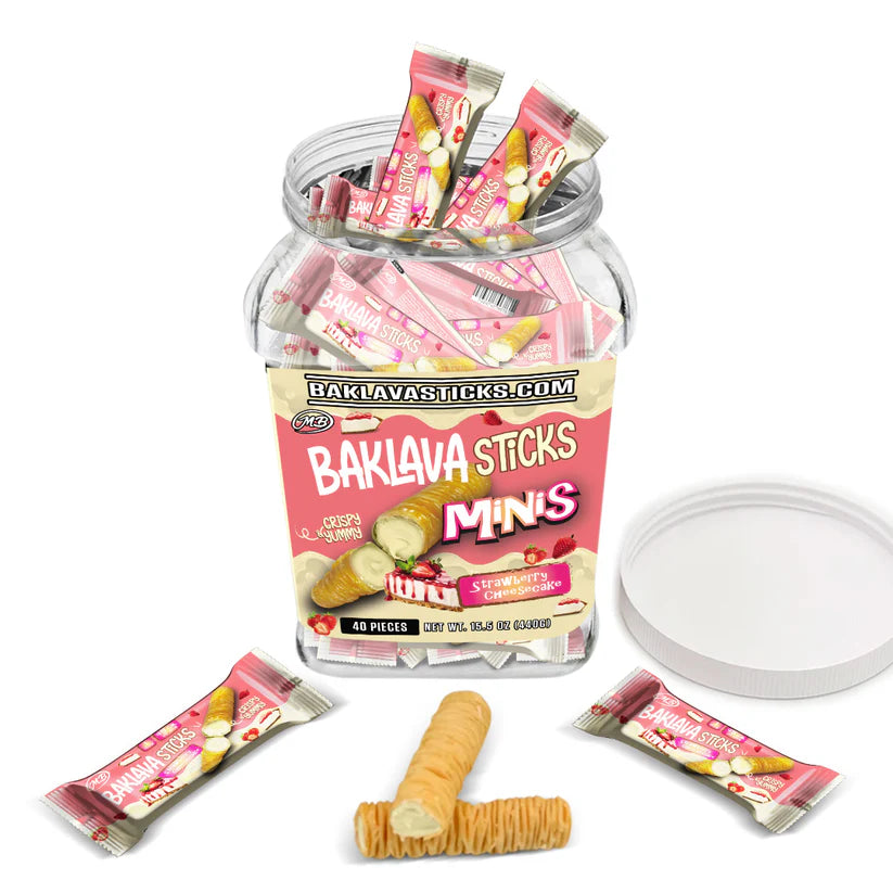 Baklava Sticks Minis 40ct Jar |