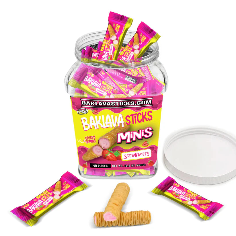 Baklava Sticks Minis 40ct Jar |