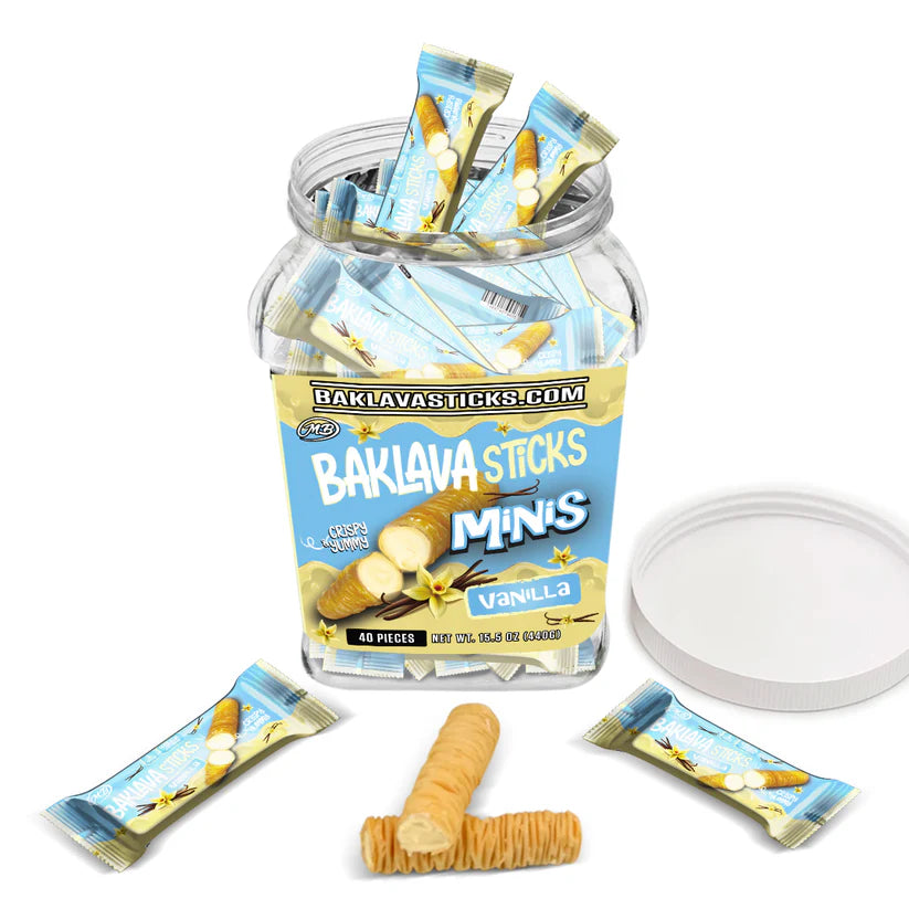 Baklava Sticks Minis 40ct Jar |