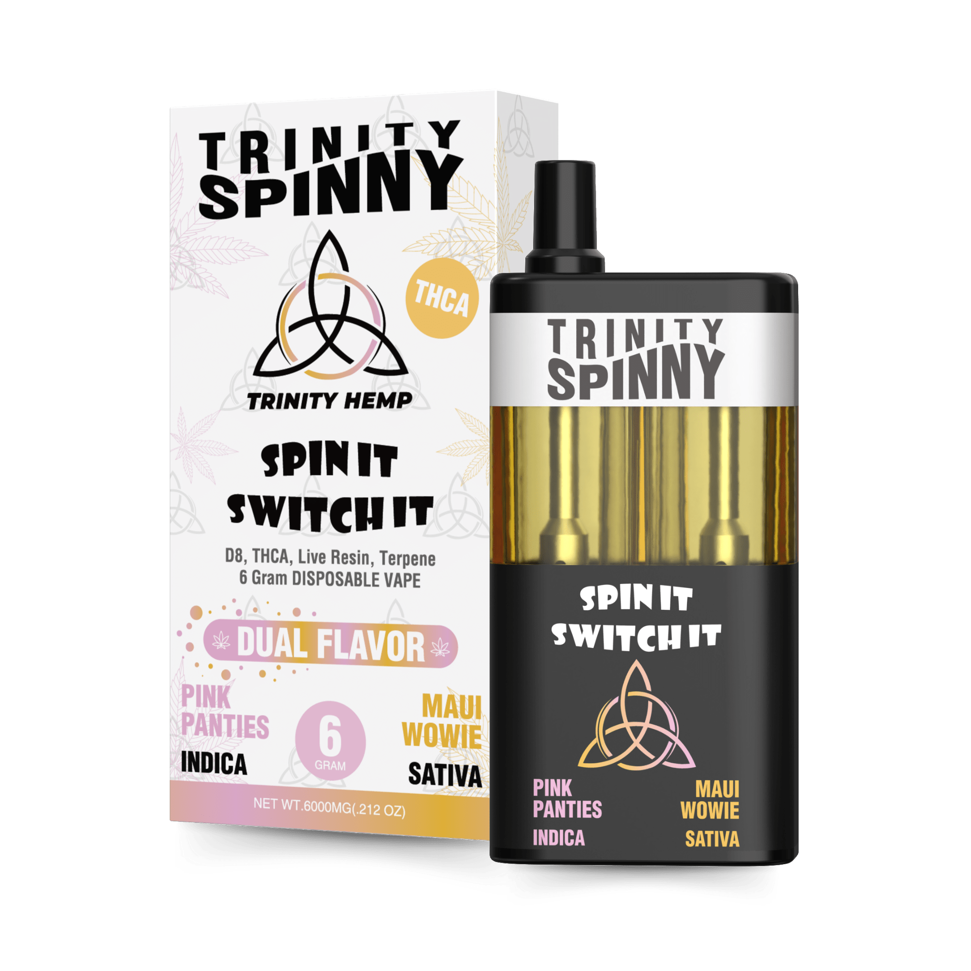 Trinity Spinny | Disposables | THC-A  6G | 5ct Box |