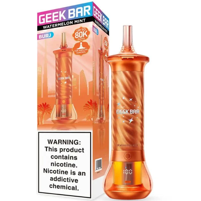 Geek Bar BURJ 80K Puffs Singles Disposable Hookah Vape