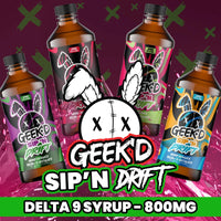 Geekd Sip N Drift Syrup | Delta-9 800mg 240ml |