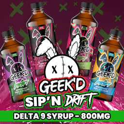 Geekd Sip N Drift Syrup | Delta-9 800mg 240ml |