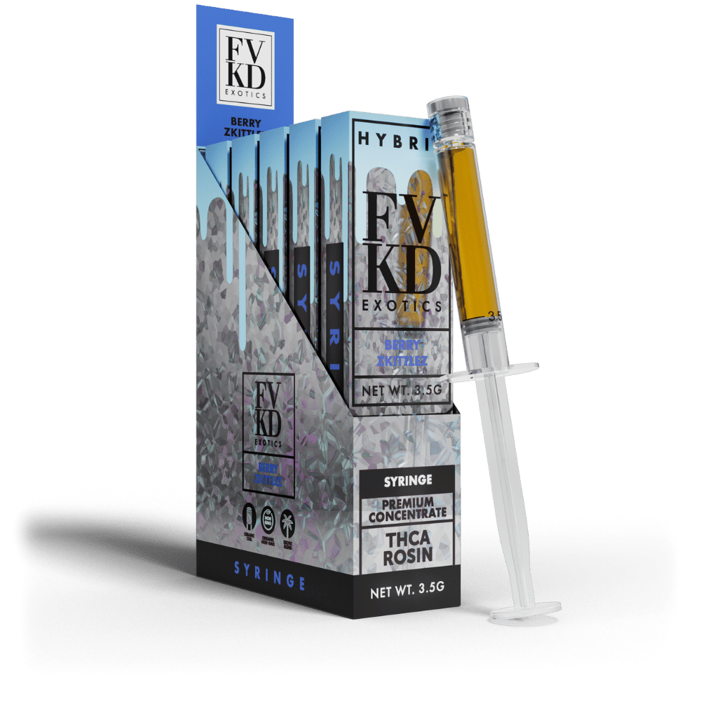 FVKD Exotics Live Rosin 3.5G Syringe THCA | 5ct Box |