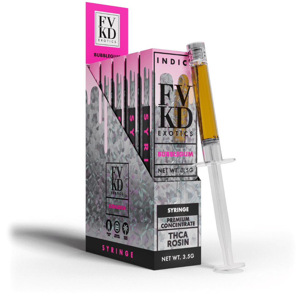 FVKD Exotics Live Rosin 3.5G Syringe THCA | 5ct Box |
