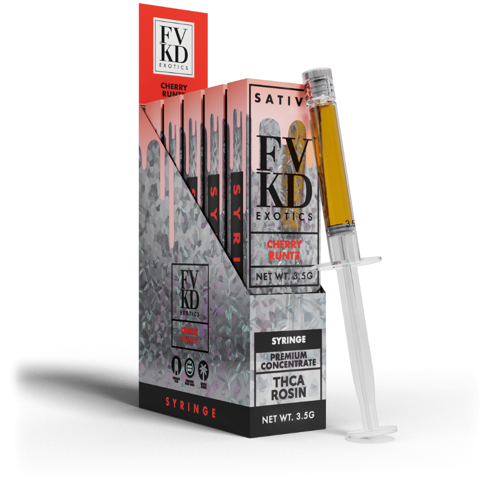 FVKD Exotics Live Rosin 3.5G Syringe THCA | 5ct Box |