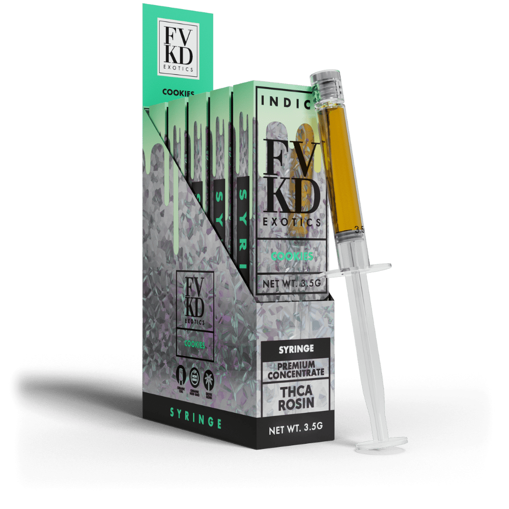 FVKD Exotics Live Rosin 3.5G Syringe THCA | 5ct Box |
