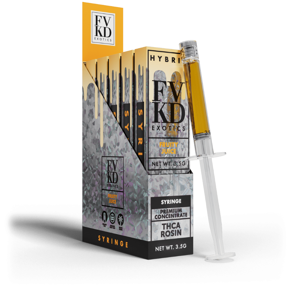 FVKD Exotics Live Rosin 3.5G Syringe THCA | 5ct Box |