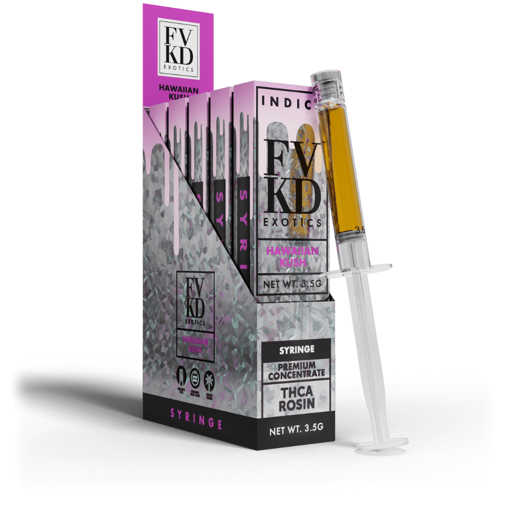 FVKD Exotics Live Rosin 3.5G Syringe THCA | 5ct Box |