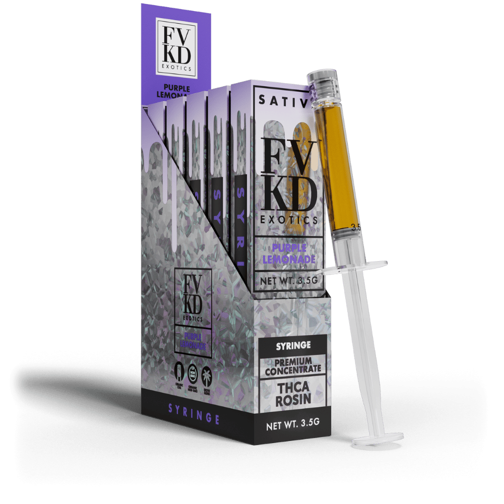 FVKD Exotics Live Rosin 3.5G Syringe THCA | 5ct Box |