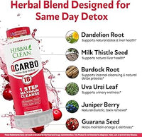Herbal Clean QCarbo Premium Detox Drink 16oz |