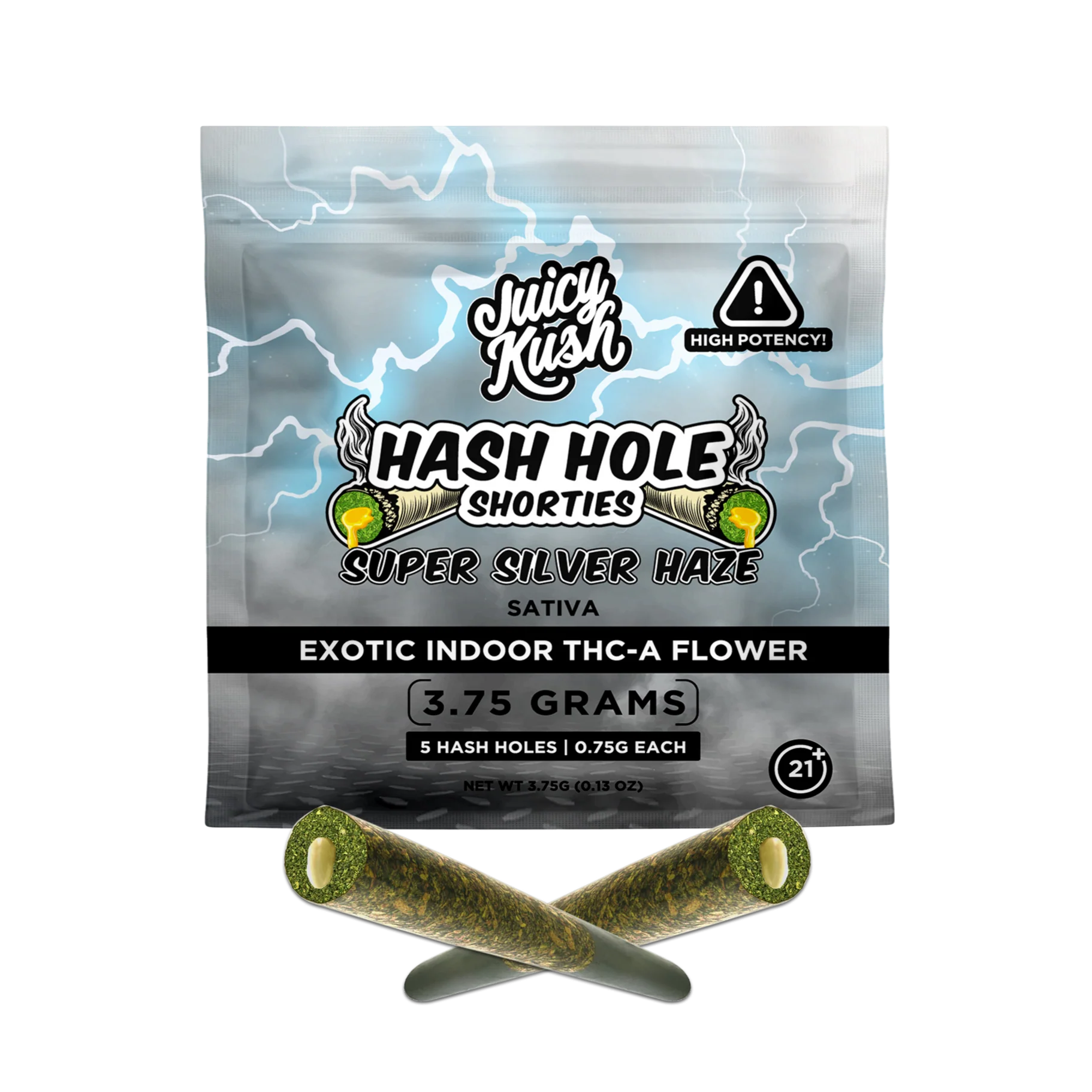 Juicy Kush Hash Hole THC-A Shorties 3.75g 5pk 10ct Box