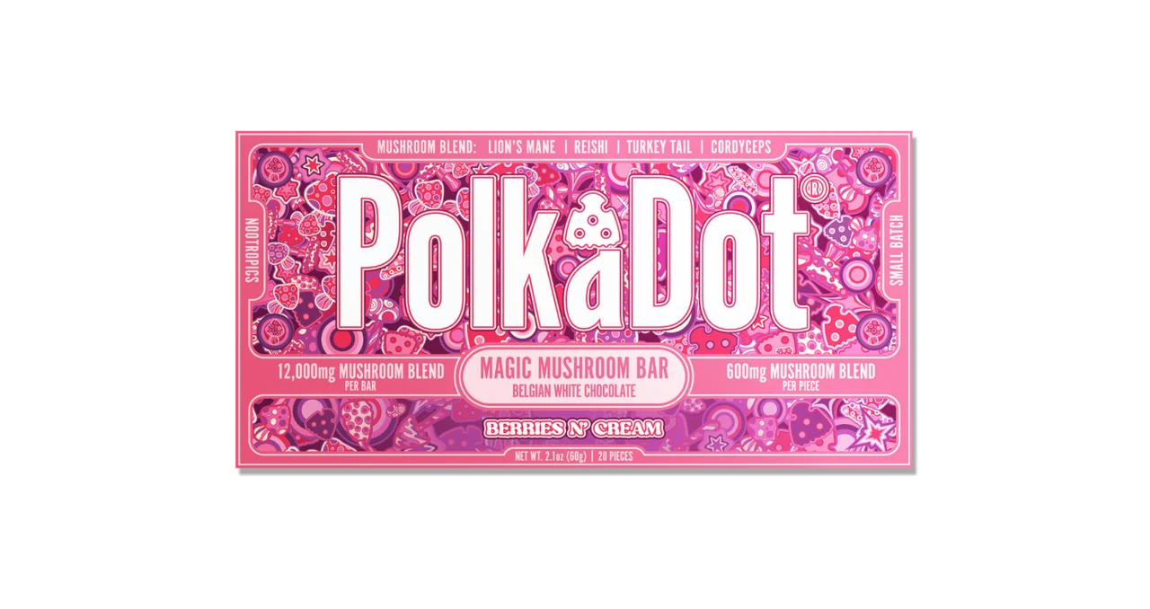 Polkadot Mushroom Magic Chocolate Bar 12000mg