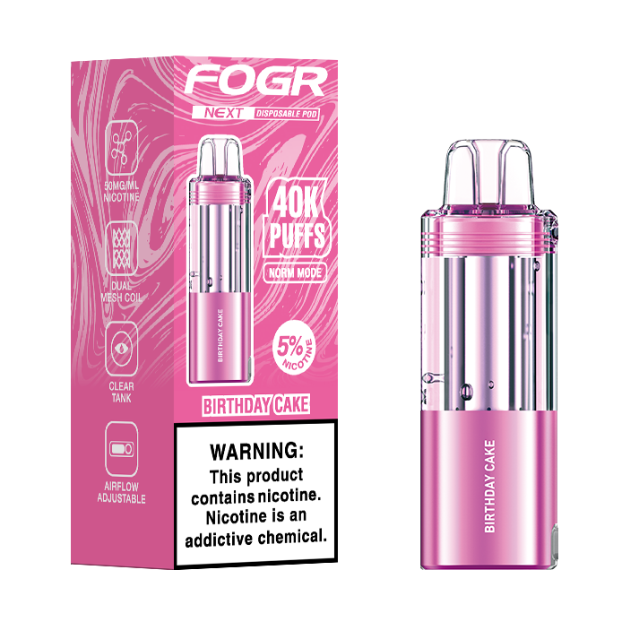 FOGR Next Disposable Pod 40K Puff | 5ct Box