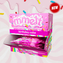 MMelt | Mushroom Mini Chocolate 2mg Bar | 20ct Box |
