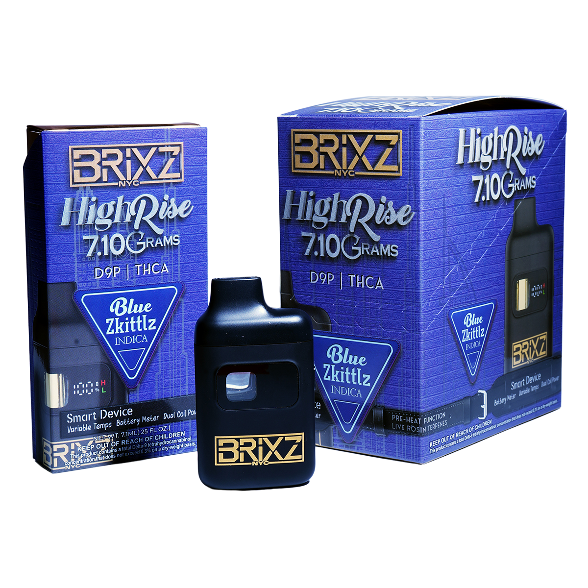 Brixz Disposable High Rise 7.1G 5ct Box