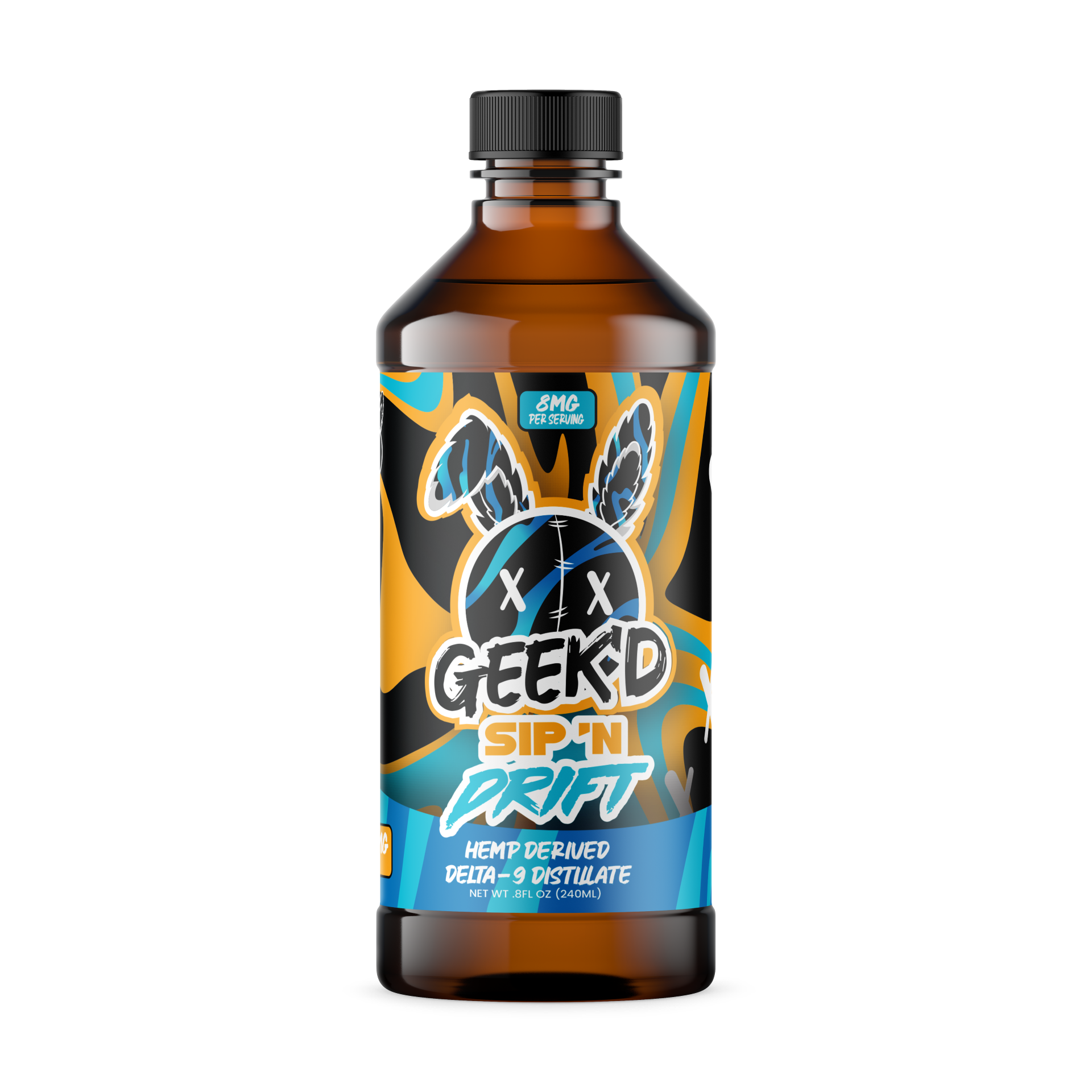Geekd Sip N Drift Syrup | Delta-9 800mg 240ml |