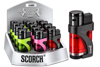 Scorch Torch Single Flame Spinning Nozzle Lighter 9ct Box (61899)