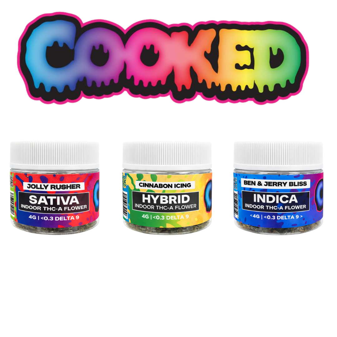 Cooked Indoor THCA Flower 4G Jar