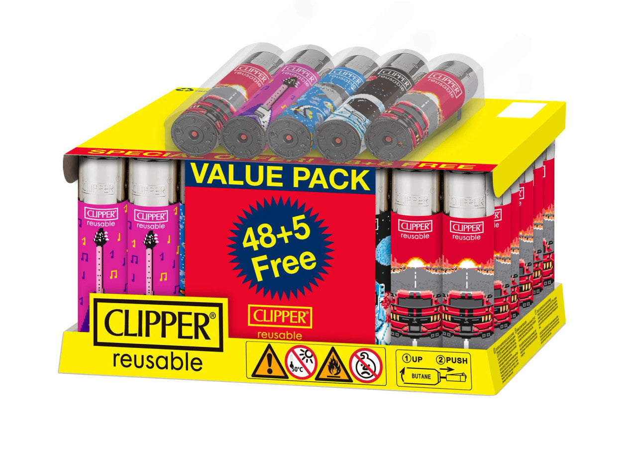 Clipper Lighter CP11 Next Screen 48ct + (5 Free) Tray