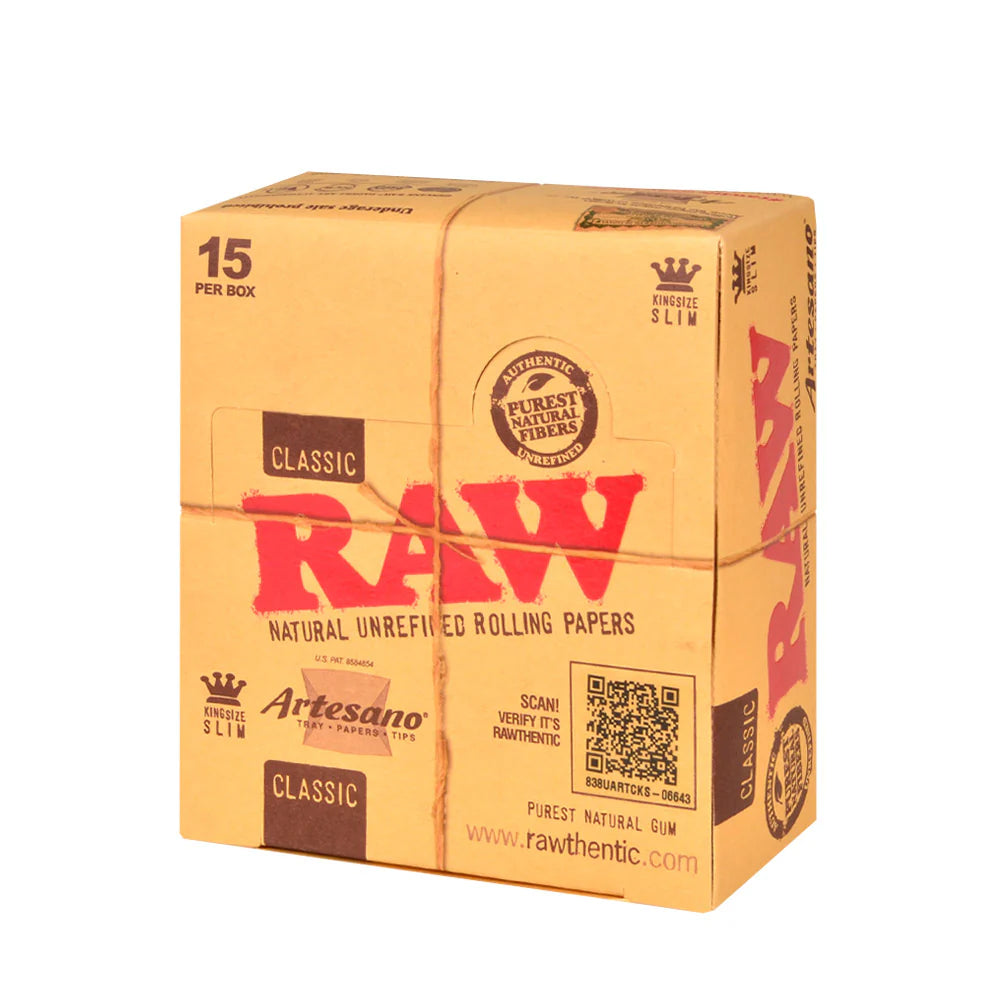 Raw Classic Artesano King Size Slim 15ct Box