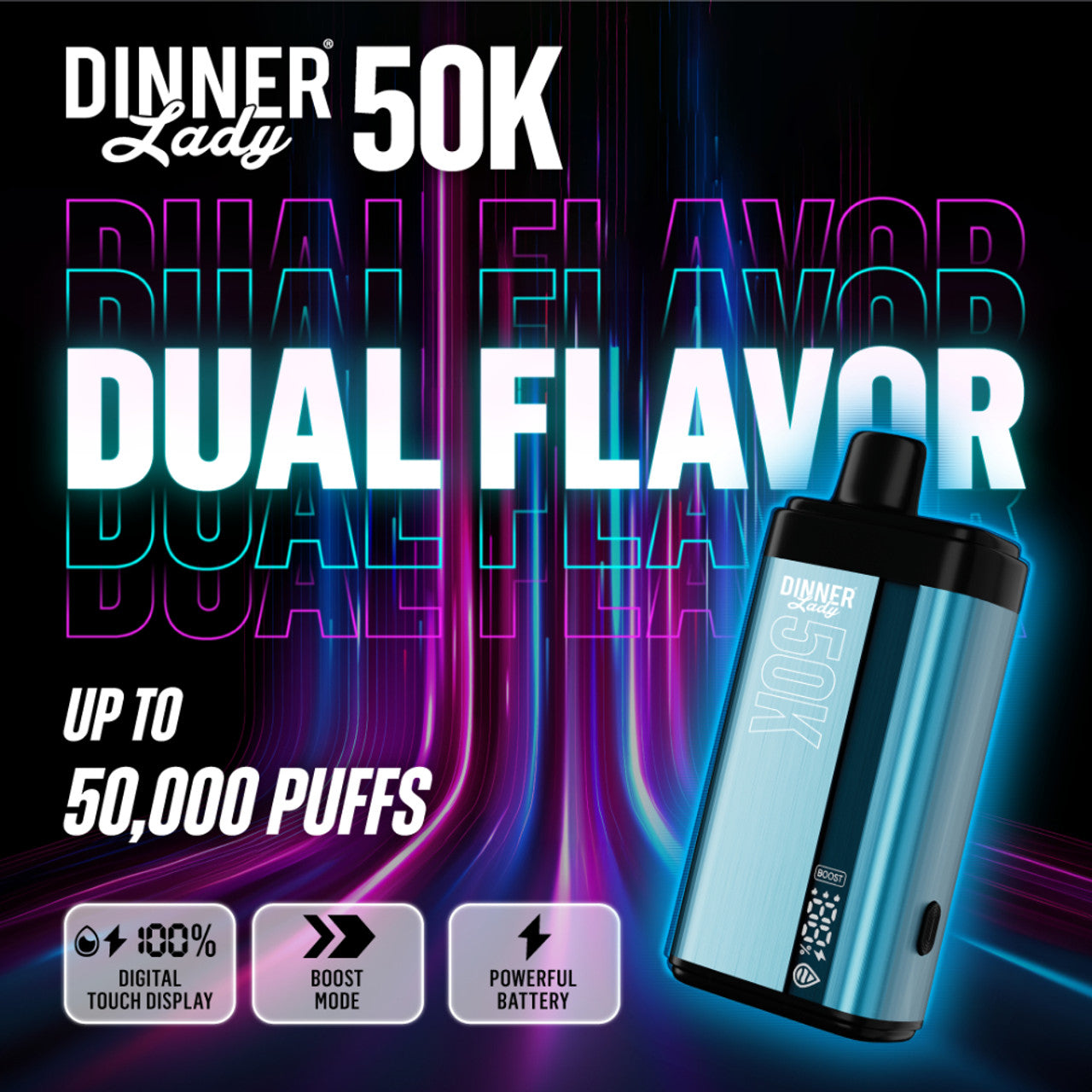 Dinner Lady Disposable 50k Puffs | 5ct Box |