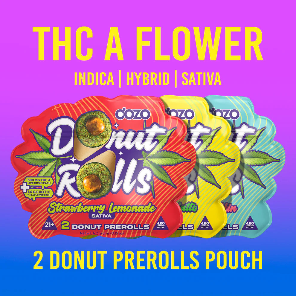 Dozo Pre Roll | Donut Rolls 2 pack 4.20G | 5ct Box |