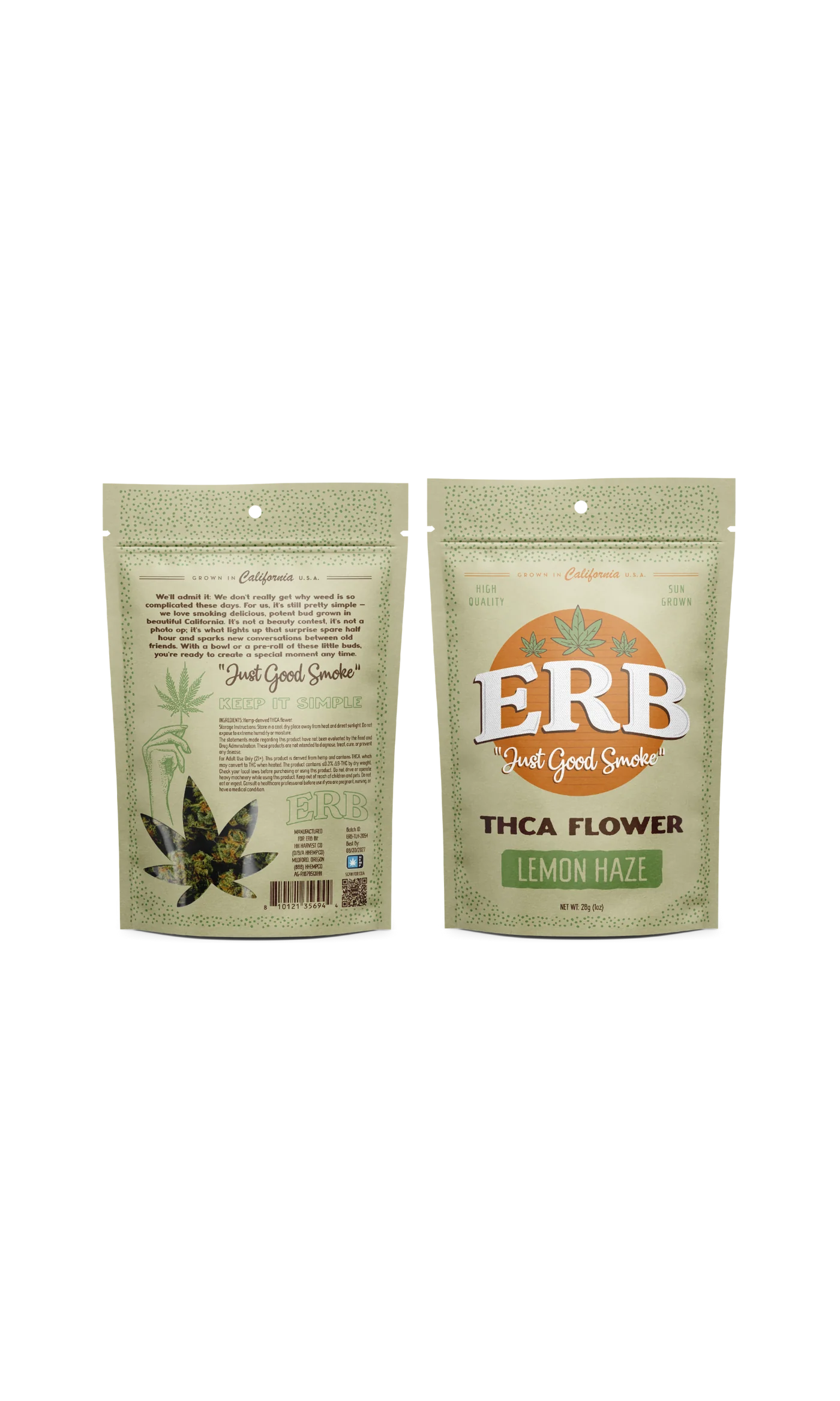 ERB Flower THC-A 28g (1 oz) Bag |