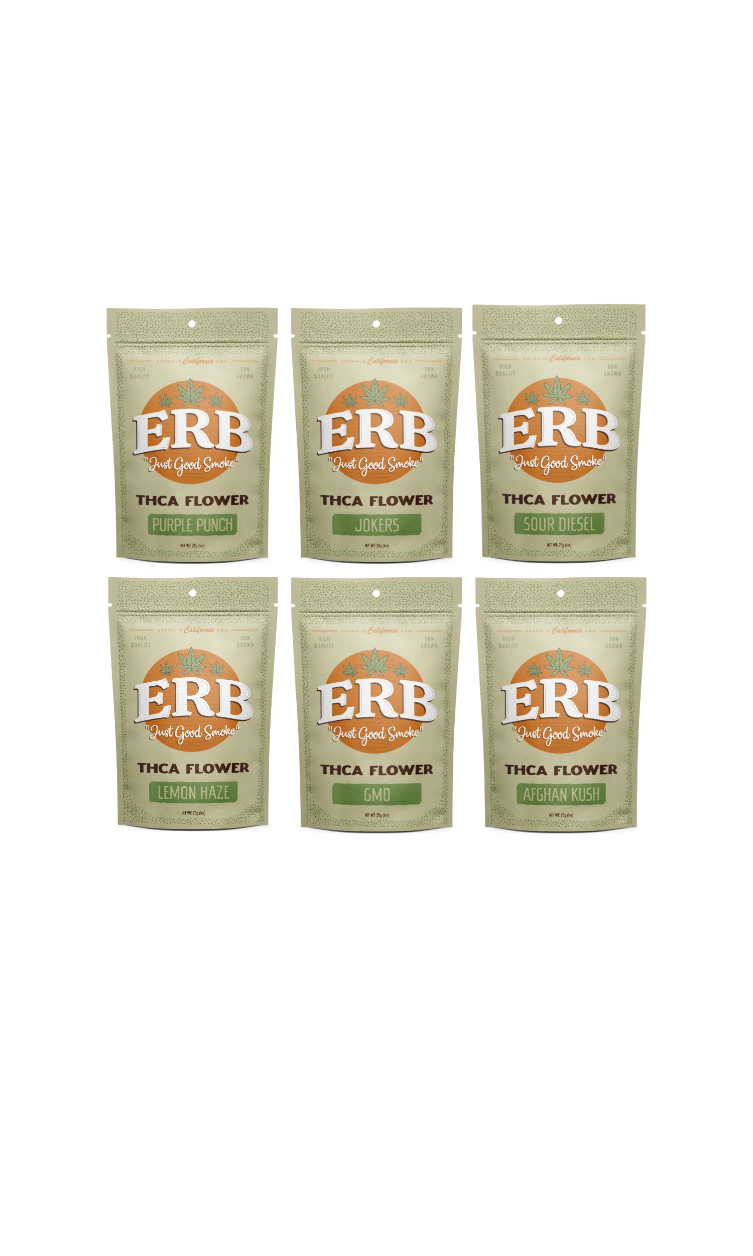 ERB Flower THC-A 28g (1 oz) Bag |