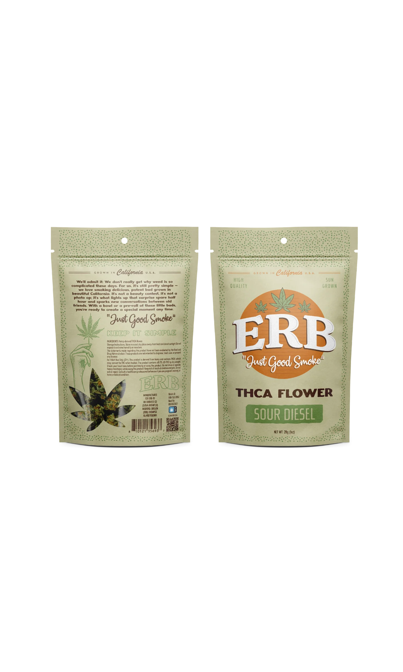 ERB Flower THC-A 28g (1 oz) Bag |
