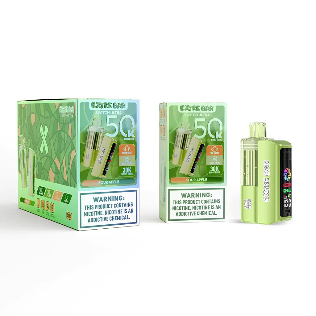 Extre Bar Switch Ultra Disposable 50K Puffs | 5ct Box