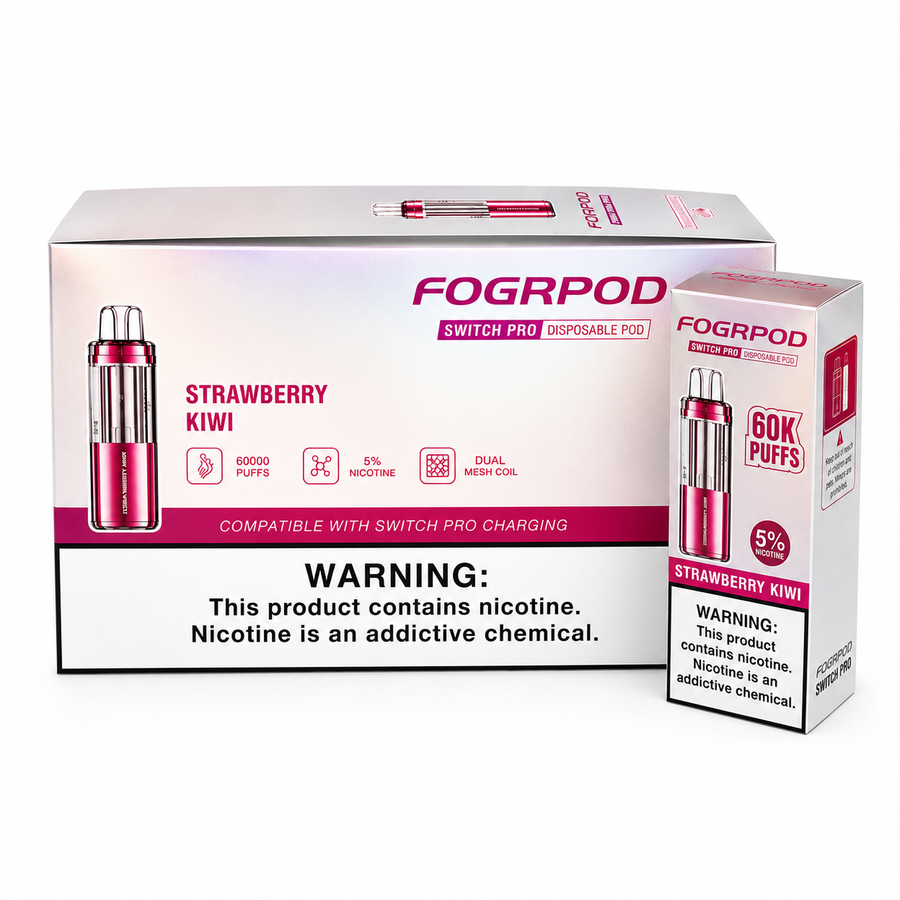 FOGRPODS Disposable Pods 60K Puff 5ct Box