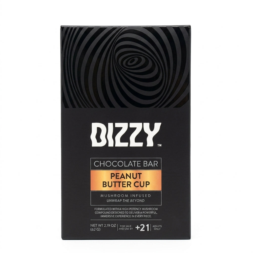 Dizzy Mushroom Infused Chocolate Bar Singles