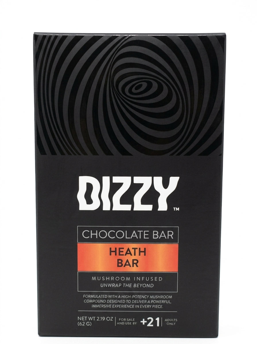 Dizzy Mushroom Infused Chocolate Bar Singles