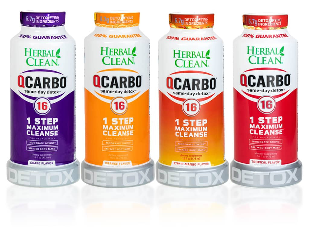 Herbal Clean QCarbo Premium Detox Drink 16oz |