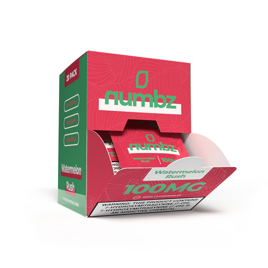 Numbz 7 Hydroxy Tablets (2ct Packs) 100mg | 20ct Box |