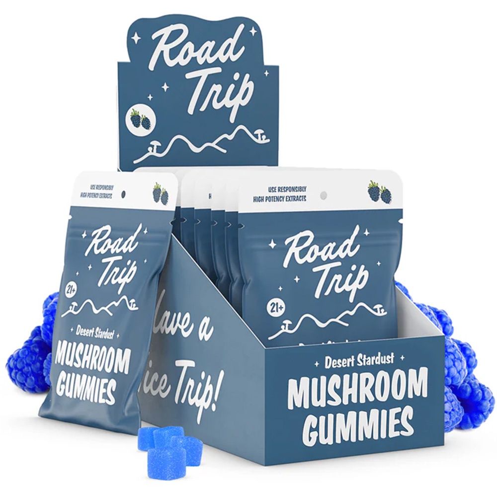 Road Trip Mushroom Gummies Single Bag